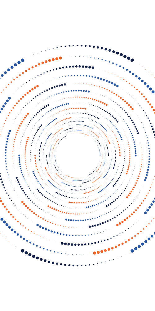 Abstract circular data pattern representing security monitoring and analytics