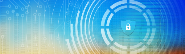 Cybersecurity shield icon representing secure network protection